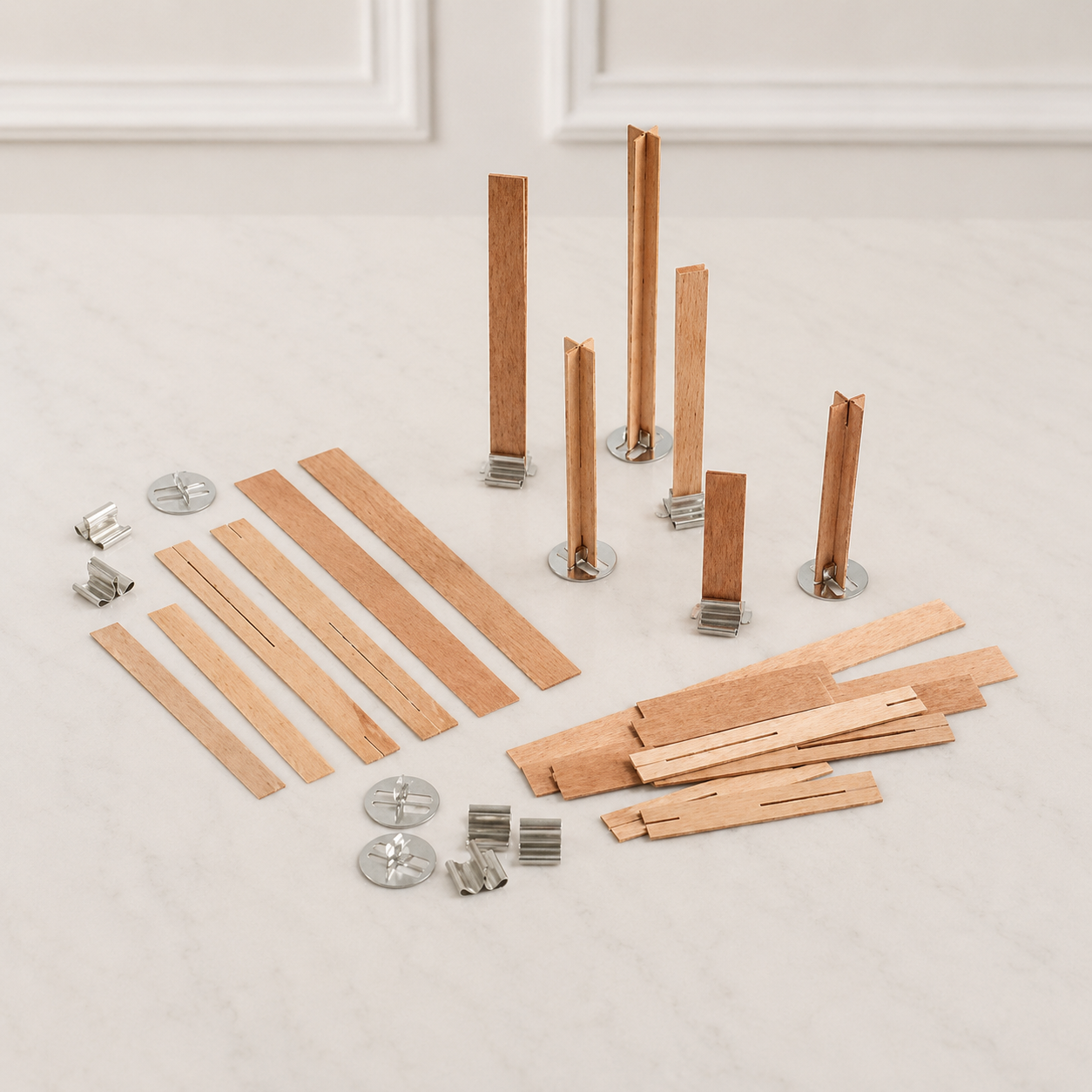 Pabilo Madera Cruz 13mm x 8cm (10 piezas)
