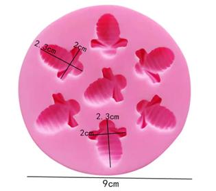 Molde de abejas 0025