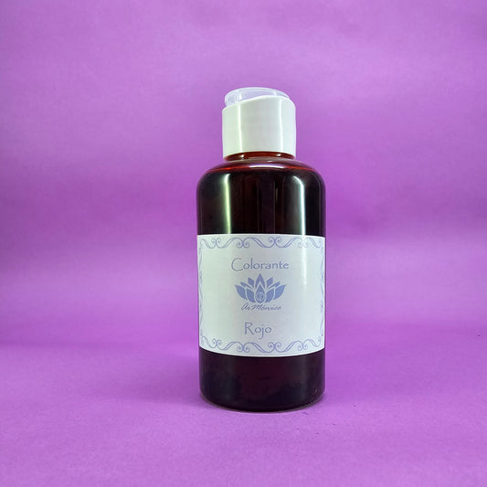 Colorante base en aceite rojo