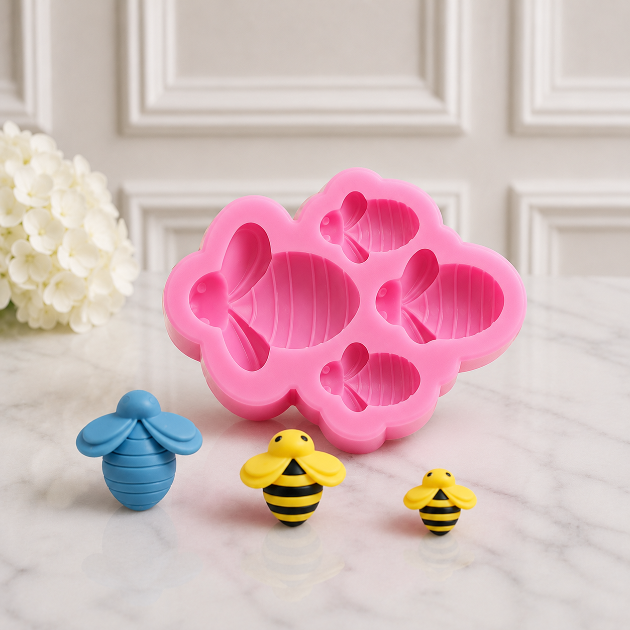 Molde de abejas 0019
