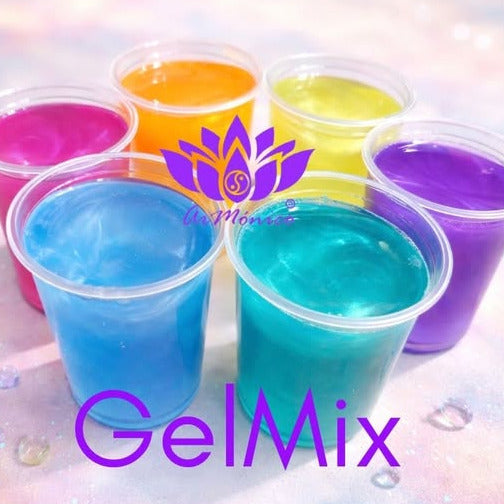Parafina en gel de color