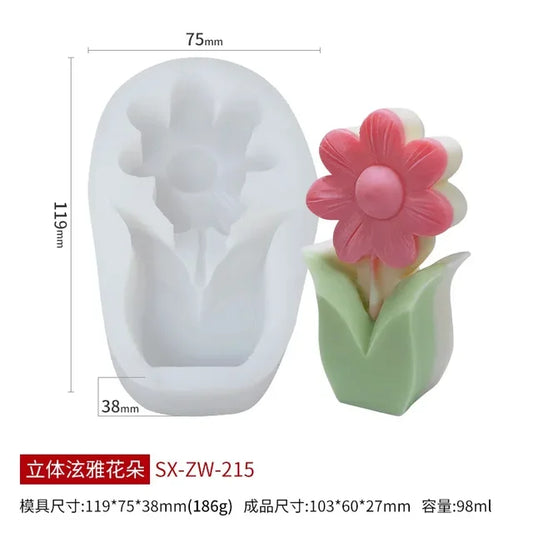 Molde de flor 0045